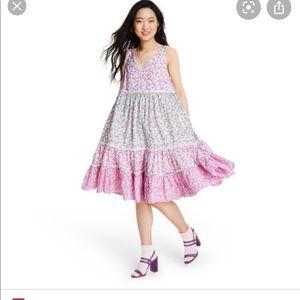 Loveshackfancy Camille dress target collar